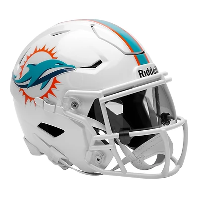 Miami Dolphins White Riddell Mid-Size "Midi" SpeedFlex Helmet