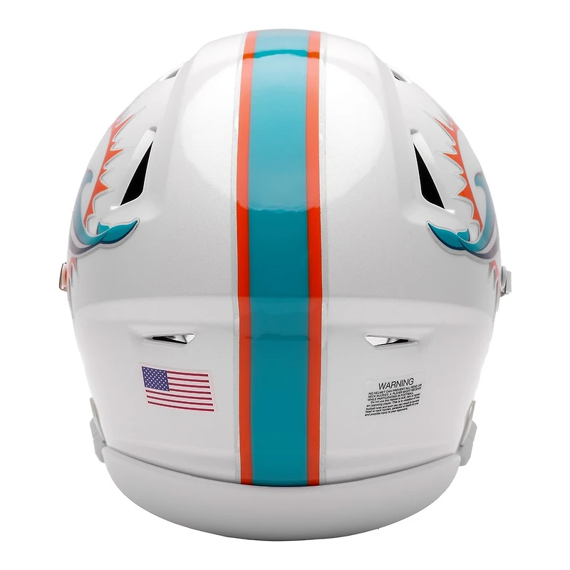 Miami Dolphins White Riddell Mid-Size "Midi" SpeedFlex Helmet