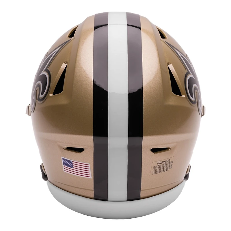 New Orleans Saints Gold Riddell Mid-Size "Midi" SpeedFlex Helmet