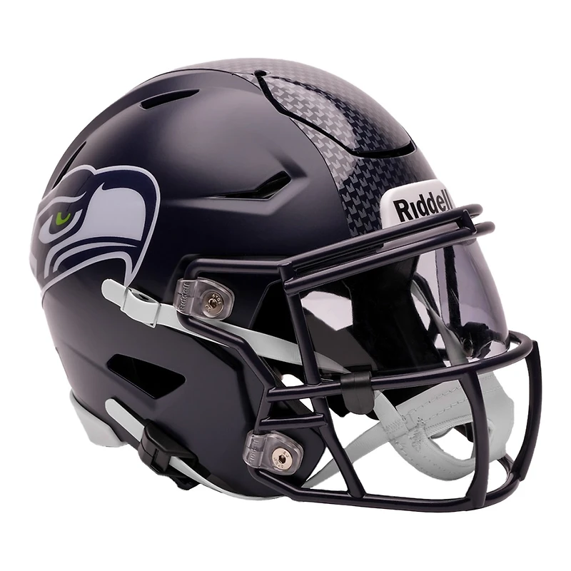 Seattle Seahawks Navy Riddell Mid-Size "Midi" SpeedFlex Helmet