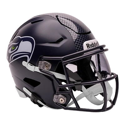 Seattle Seahawks Navy Riddell Mid-Size "Midi" SpeedFlex Helmet