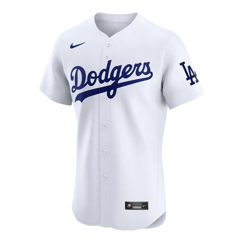Los Angeles Dodgers White Home Nike Vapor Premier Elite Jersey