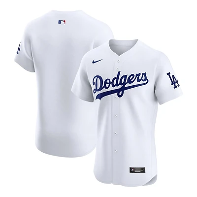 Los Angeles Dodgers White Home Nike Vapor Premier Elite Jersey