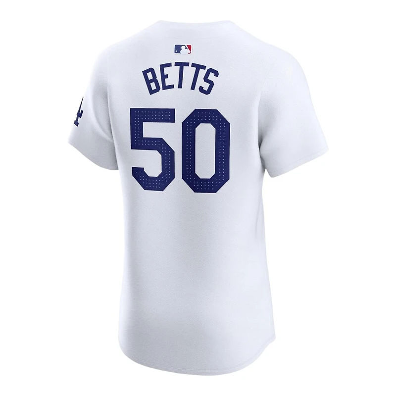 Los Angeles Dodgers Mookie Betts White Home Nike Vapor Premier Elite Jersey