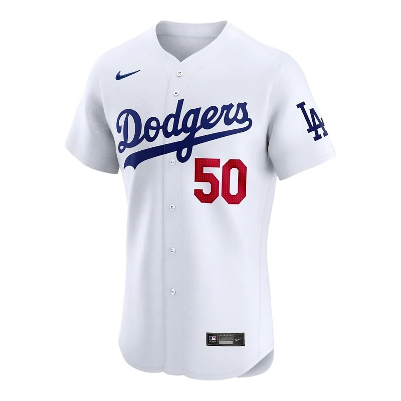 Los Angeles Dodgers Mookie Betts White Home Nike Vapor Premier Elite Jersey