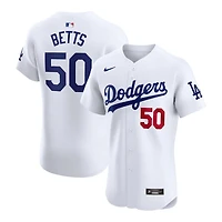 Los Angeles Dodgers Mookie Betts White Home Nike Vapor Premier Elite Jersey