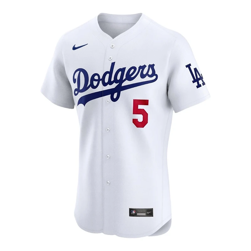 Los Angeles Dodgers Freddie Freeman White Home Nike Vapor Premier Elite Jersey