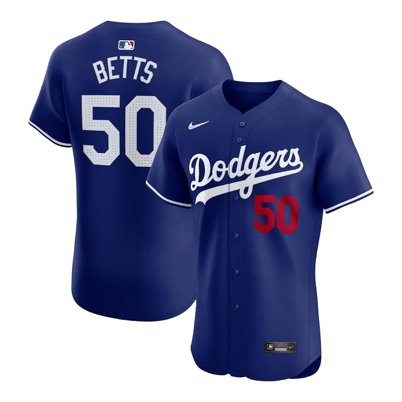 Los Angeles Dodgers Mookie Betts Royal Alternate Nike Vapor Premier Elite Jersey
