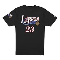 Philadelphia 76ers Black LeBron James Star New Era T-Shirt