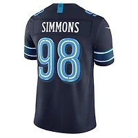 Tennessee Titans Jeffery Simmons Navy Nike Rivalries Collection Stitched Limited Jersey