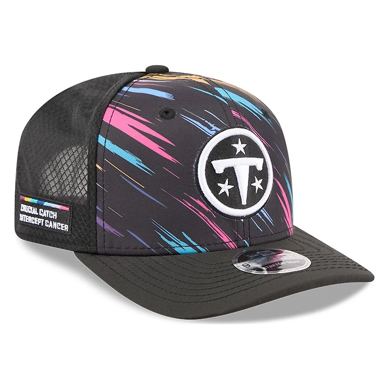 Tennessee Titans Black 2026 Crucial Catch New Era 9SEVENTY Trucker Hat