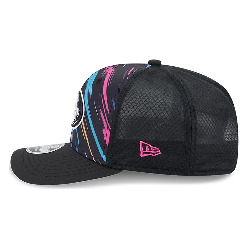 San Francisco 49ers Black 2026 Crucial Catch New Era 9SEVENTY Trucker Hat