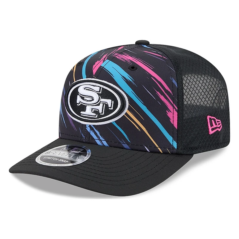 San Francisco 49ers Black 2026 Crucial Catch New Era 9SEVENTY Trucker Hat