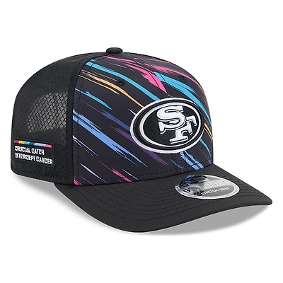 San Francisco 49ers Black 2026 Crucial Catch New Era 9SEVENTY Trucker Hat