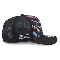 Pittsburgh Steelers Black 2026 Crucial Catch New Era 9SEVENTY Trucker Hat