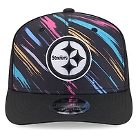 Pittsburgh Steelers Black 2026 Crucial Catch New Era 9SEVENTY Trucker Hat