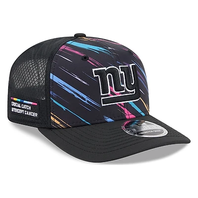 New York Giants Black 2026 Crucial Catch New Era 9SEVENTY Trucker Hat
