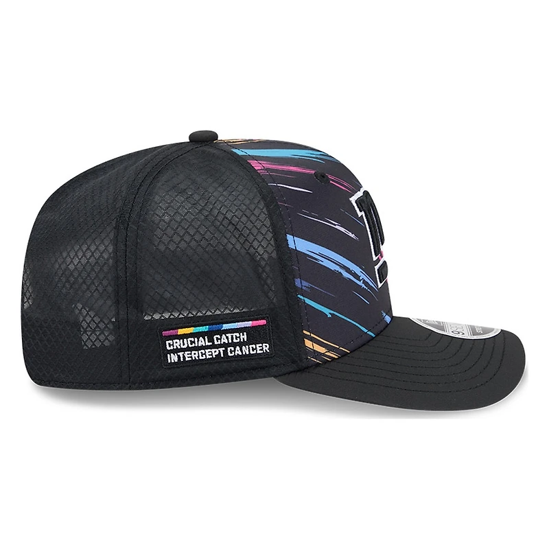 New York Giants Black 2026 Crucial Catch New Era 9SEVENTY Trucker Hat