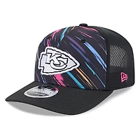 Kansas City Chiefs Black 2026 Crucial Catch New Era 9SEVENTY Trucker Hat