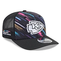 Kansas City Chiefs Black 2026 Crucial Catch New Era 9SEVENTY Trucker Hat