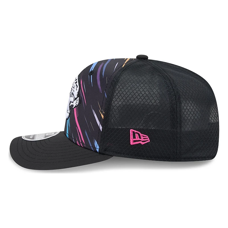 Jacksonville Jaguars Black 2026 Crucial Catch New Era 9SEVENTY Trucker Hat