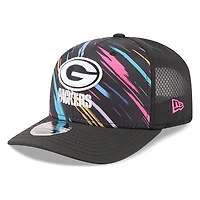Green Bay Packers Black 2026 Crucial Catch New Era 9SEVENTY Trucker Hat