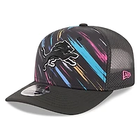 Detroit Lions Black 2026 Crucial Catch New Era 9SEVENTY Trucker Hat