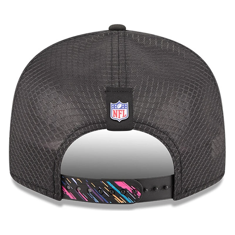 Detroit Lions Black 2026 Crucial Catch New Era 9SEVENTY Trucker Hat