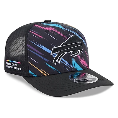 Buffalo Bills Black 2026 Crucial Catch New Era 9SEVENTY Trucker Hat