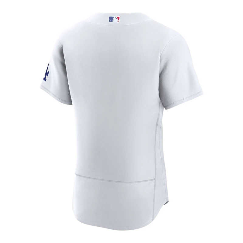 Los Angeles Dodgers White Home Blank Authentic Nike Jersey