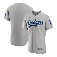 Los Angeles Dodgers Gray Road Alternate Authentic Nike Jersey