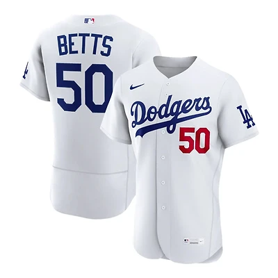 Los Angeles Dodgers Mookie Betts White Home Authentic Nike Jersey