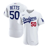 Los Angeles Dodgers Mookie Betts White Home Authentic Nike Jersey