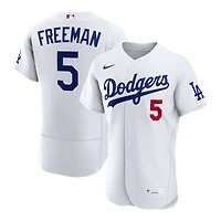 Los Angeles Dodgers Freddie Freeman White Home Authentic Nike Jersey