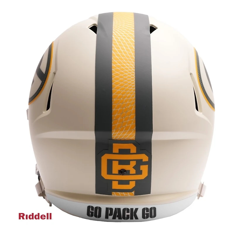 Green Bay Packers Riddell Rivalries On Field Alternate Replica Speed Helmet