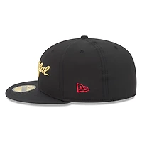 San Francisco 49ers Black Rivalries "Faithful" Script New Era 59FIFTY Hat