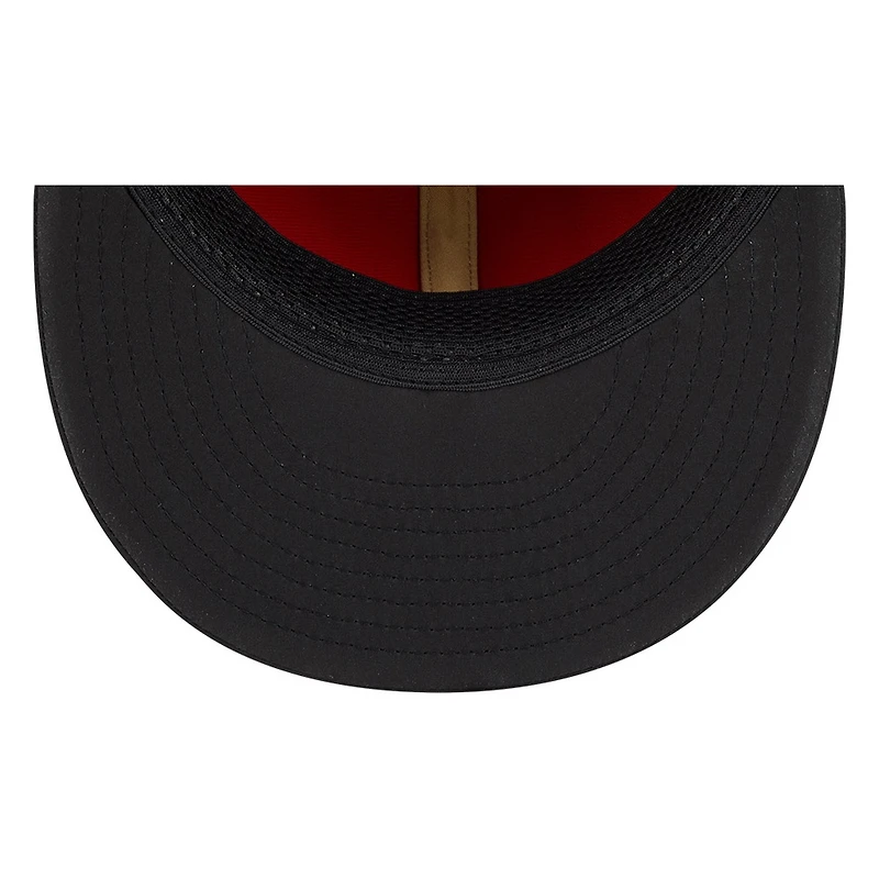 San Francisco 49ers Black Rivalries "Faithful" Script New Era 59FIFTY Hat