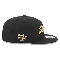 San Francisco 49ers Black Rivalries "Faithful" Script New Era 9FIFTY Snapback Hat