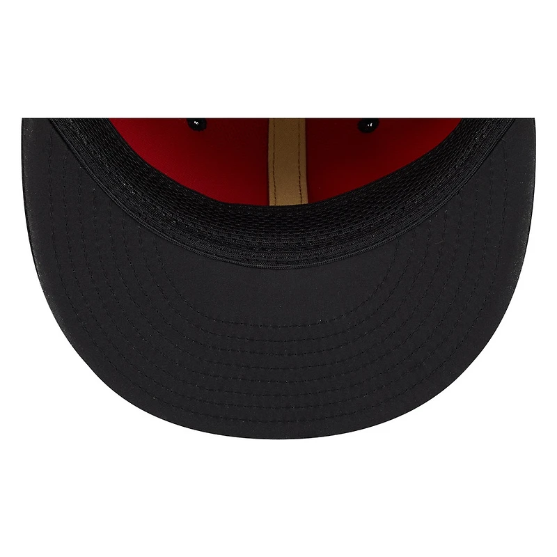 San Francisco 49ers Black Rivalries "Faithful" Script New Era 9FIFTY Snapback Hat