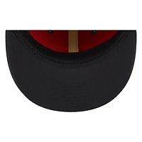 San Francisco 49ers Black Rivalries "Faithful" Script New Era 9FIFTY Snapback Hat