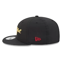 San Francisco 49ers Black Rivalries "Faithful" Script New Era 9FIFTY Snapback Hat