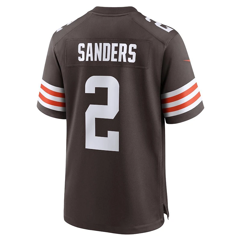 Cleveland Browns Shedeur Sanders Brown Home Nike Game Jersey