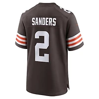 Cleveland Browns Shedeur Sanders Brown Home Nike Game Jersey