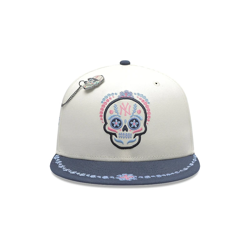 New York Yankees Chrome Day of the Dead Era 59FIFTY Fitted Hat