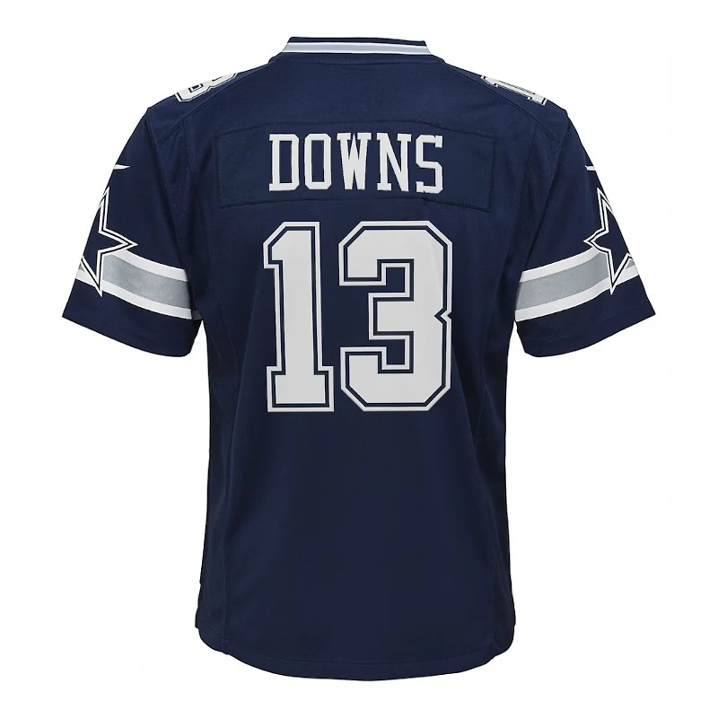 Youth Dallas Cowboys Caleb Downs Navy Nike Game Jersey