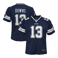 Youth Dallas Cowboys Caleb Downs Navy Nike Game Jersey