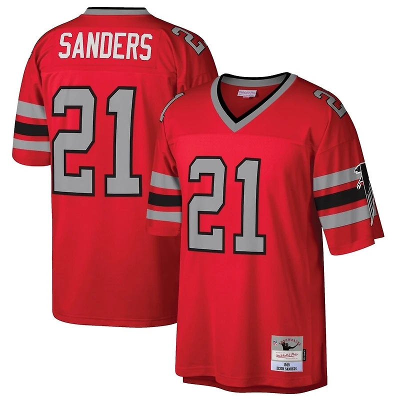 Deion Sanders Atlanta Falcons Mitchell & Ness Red Legacy Men's Jersey