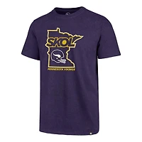 Men's Minnesota Vikings '47 Purple State Skol Club T-Shirt