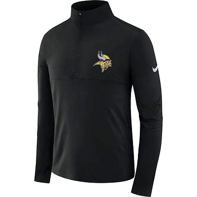 Minnesota Vikings Nike Men's Black Half-Zip Core Long Sleeve Pullover
