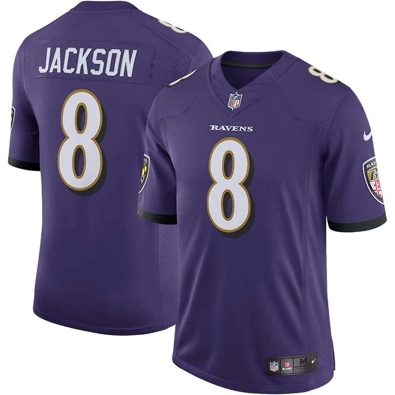 Lamar Jackson Nike Vapor F.U.S.E Untouchable Limited Player Purple Mens' Jersey